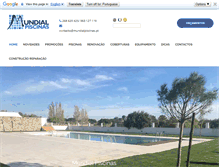 Tablet Screenshot of mundialpiscinas.com